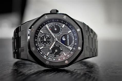 audemars piguet black oak|audemars piguet oak price.